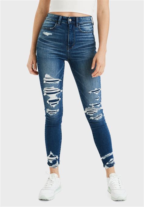 Shop American Eagle jeans for women in an inclusive size range and varying lengths today! Students get 10% off! Learn More. Gift Cards Give them what they really want. Real Rewards Earn $5 rewards, shipping perks & more. Mobile App Shop ...
